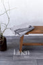 Linen Flat Sheet in Light Gray Color