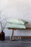 Linen Pillowcases in Sage Green Color (Set of 2)
