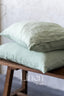 Linen Pillowcases in Sage Green Color (Set of 2)