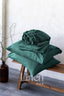 Linen Sheet Set in Emerald Green Color