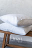 Linen Pillowcases in White Color (Set of 2)