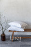 Linen Pillowcases in White Color (Set of 2)