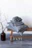 Linen Sheet Set in Dark Gray Color