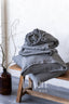 Linen Sheet Set in Dark Gray Color