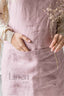 Linen Apron in Dusty Rose Color