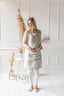 Linen Apron in Natural Light Color
