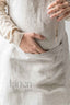 Linen Apron in Natural Light Color