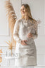 Linen Apron in Natural Light Color