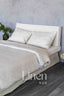 Linen Bedding Set in Natural Light Color