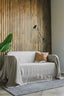 Linen Couch Cover in Natural Color
