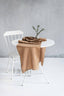 Linen Table Runner in Camel Brown Color