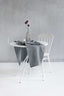 Linen Table Runner in Dark Gray Color