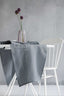 Linen Table Runner in Dark Gray Color