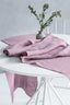 Linen Table Runner in Dusty Rose Color