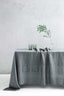 Linen Tablecloth in Dark Gray Color