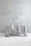 Linen Tablecloth in Light Gray Color