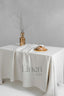 Linen Tablecloth in Natural Light Color