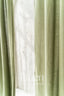 Semi Sheer Linen Curtain in Khaki Green with Rod Pocket 