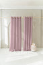 Semi Sheer Linen Curtain in Dusty Rose with Grommets