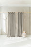 Semi Sheer Linen Curtain in Natural with Grommets 