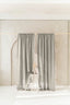 Semi Sheer Linen Curtain in Natural with Rod Pocket