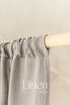 Semi Sheer Linen Curtain in Natural Light with Rod Pocket 