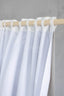 Waterproof shower curtain in natural color