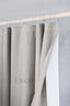 Waterproof shower curtain in natural color