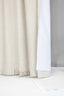 Linen Shower Curtain in Natural Light