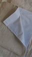 Linen Shower Curtain in Natural with Buttonholes